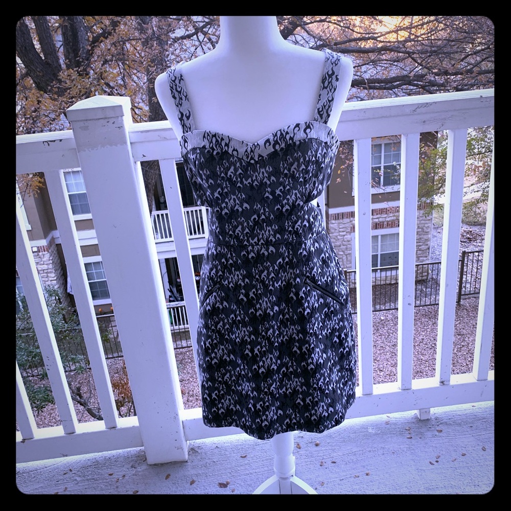 Top Shop metallic mini dress Size 6